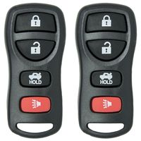 Keyless2Go Keyless Entry Car Key Fob Replacement for Nissan Infiniti KBRASTU15 CWTWB1U733-2 PACK