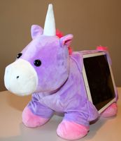 Please Confirm Compatible with Tablet Before Purchase Tabbeez Stuffed Animal Tablet Pillow / Toy / Holder - Alexa Unicorn for 8" and 10" Tablets Ipad / iPad Mini / Does NOT Work with New IPAD PRO