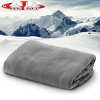 12V Car Truck Heated Blanket Electric Fleece Travel Heating Seat Blanket Throw Automotive Vehicle Road Travel Trip RV Soft Polar Fleece Winter Cold Weather- Anti-Flammable Material (Gray)