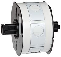 Brady 118071 2.4" Width x 2.4" Height, B-593 Polyester, White BBP31 Button Raised Panel Label, 145 per Roll