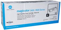 Konica Minolta 1710587-004 Magicolor 2400 2430 2450 2480 2490 2500 2530 2550 2590 Toner Cartridge (Black) in Retail Packaging
