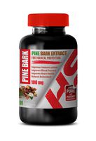 Brain and Memory Power Boost - Pine BARK Extract 100 MG - Natural Appetite SUPPRESSANT - Siberian Pine nut Oil Capsules - 1 Bottle 60 Softgels