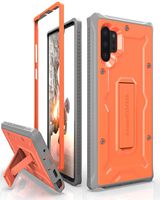 ArmadilloTek Vanguard Designed for Samsung Galaxy Note 10+Plus Case (2019 Release) Military Grade Full-Body Rugged with Kickstand Without Built-in Screen Protector - Orange
