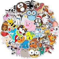 Cute Stickers 50 PCS, Stickers for Teens,Girls,Kids,Adults - Stickers for Waterbottles,Laptop,Phone,Hydro Flask Travel Vinyl Stickers Waterproof (Animal Series)