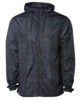 Global Blank Men's Lightweight Windbreaker Winter Jacket Water Resistant Shell (Shadow Camouflage, X-Small)