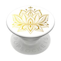 PopSockets: PopGrip with Swappable Top for Phones & Tablets - Golden Prana