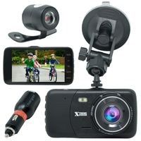 XtremeVision Dash Cam 4.0" 1080P HD Night Vision Car DVR w/Rear View Camera