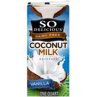 So Delicious Dairy Free Coconut Milk Beverage Vanilla 32 Ounce, Dairy Soy and Almond Alternative Vanilla Milk Drink, Shelf-Stable Aseptic Packaging
