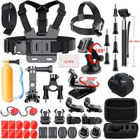 GoPro Accessories Kit For GoPro Hero 7 6 5 Black 4 3 Session Action Camera Accessories for Xiaomi Yi 4k AKASO Apeman SJ4000 5000 6000
