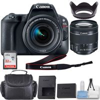 Canon EOS Rebel SL2 DSLR Camera with EF-S 18-55mm STM Lens and Basic Accessory Bundle