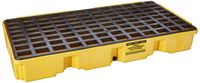 Eagle 1632D Yellow 2 Drum Modular Platform with Drain