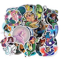 The Little Mermaid Disney Stickers, Vinyl Waterproof Sticker Decals Pack for Laptops, Water Bottles, Luggages, Girls, Kids Party Supplies Gifts.