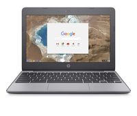 HP Chromebook 11-Inch Laptop, Intel Celeron N3060 Processor, 2 GB SDRAM, 16 GB eMMC Storage, Chrome OS (11-v000nr, Ash Gray)