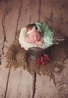 Jute Layering Prop for Newborn Photography, 2 Size Options (Small, 24"x30")