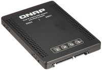 QNAP Dual M.2 SATA SSD to 2.5" SATA RAID Adapter Converter - 2 x M.2 2280 SSD to 3.5" SATA Adapter with RAID Support for PC and NAS. (QDA-A2MAR)