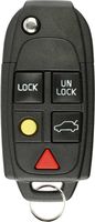 KeylessOption Keyless Entry Remote Control Uncut Blank Car Ignition Key Fob Replacement for LQNP2T-APU