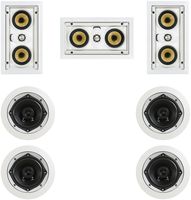 SpeakerCraft AIM LCR3 Five Pivoting Home Cinema Speaker w/5.25R 7.0 Surround (Bundle of 7 Speakers)
