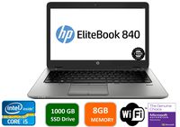 HP EliteBook 840 G3 Business Laptop, 14" Anti-Glare FHD , Intel Core i5-6200U, 8GB DDR4, 1TB SSD, Webcam, Windows 10 Pro (Renewed)