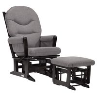 Dutailier Modern 0386 Glider Multiposition-Lock Recline with Ottoman Included