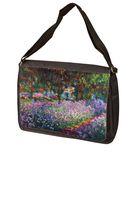 Monets Garden in Giverny by Claude Monet Laptop - Messenger Bag
