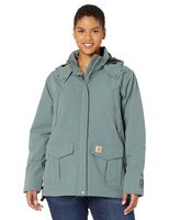 Carhartt Women's Shoreline Jacket (Regular and Plus Sizes), Balsam Green, 1X