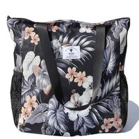Original Floral Water Resistant Large Tote Bag Shoulder Bag for Gym Beach Travel Daily Bags Upgraded ([G] Floral Leaf)