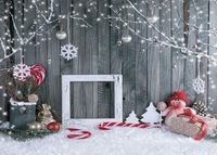 7x5ft Christmas Photography Backdrops Wood Photo Backgrounds Winter Snowflake Landscape Photo Backdrop for Christmas Party Decoration Studio Props SDJ-217