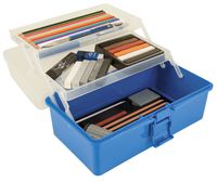 Alvin, HPB0906, Small Art Tool Box, Supplies Organizer - 8.5" x 5" x 4.25"