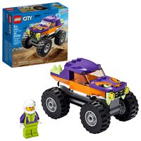 LEGO City Monster Truck 60251 Playset, LEGO Building Sets for Kids, New 2020 (55 Pieces)