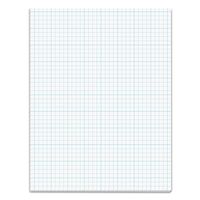 TOPS Cross Section Pad, 1 Pad, 4 Squares/Inch, Quadrille Rule, Letter Size, White, 50 Sheets/Pad, 1 Pad (35041)