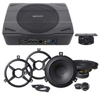 ALPINE SPV-65X-WRA 6.5" Speakers for 2007-2018 Jeep Wrangler JK + Underseat Sub