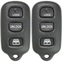 Keyless2Go New Keyless Entry Remote Car Key Fob 4 Button Replacement for FCC HYQ12BBX HYQ12BAN (2 Pack)
