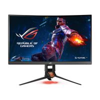 ASUS ROG Swift PG27VQ 27" 1440p 1ms 165Hz DP HDMI G-SYNC Aura Sync Curved Gaming Monitor with Eye Care