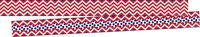 Barker Creek Double-Sided Border 2 Pack - Chevron Red (BC3693)