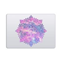 Laptop Stickers MacBook Decal - Removable Vinyl - Mandala Purple Blue Decal Skin for Apple MacBook Air Pro 13 15 inch Mac Retina - Best Decorative Sticker by Artsybb