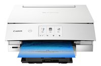 Canon TS8220 Wireless All in One Photo Printer with Scannier and Copier, Mobile Printing, White