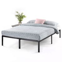 Best Price Mattress Queen Bed Frame - 14" Metal Platform Bed Frame w/Heavy Duty Steel Slat Mattress Foundation (No Box Spring Needed), Queen Size