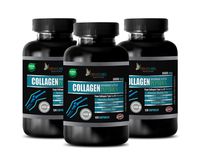 Joint Support Advanced Formula - Collagen HYDROLIZED PEPTIDES 3000MG - Collagen Supplements Made in USA - 3 Bottles 360 Capsules