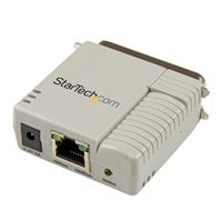 StarTech.com StarTech.com 1-Port 10/100 Mbps Parallel Network Print Server - Fast Centronics Ethernet Printer Server Adapter - Windows 10 (PM1115P2)