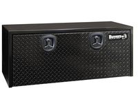 Buyers Products Black Steel Underbody Truck Box w/ Aluminum Door (18X18X48 Inch)