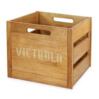 Victrola Wooden Record Crate