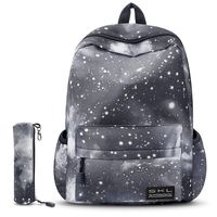 Galaxy School Backpack Bookbag Laptop Backpack Casual Daypack for Girls Boys Teenagers