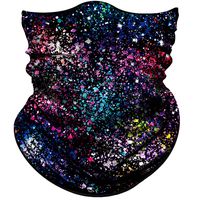 Obacle Seamless Bandana for Rave Face Mask Dust Wind UV Sun Protection Neck Gaiter Tube Mask Headwear Bandana for Women Men Festival Party Motorcycle Riding Fishing Outdoor (Starry Sky Purple Blue 13)