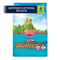 Kaytee Forti-Diet Pro Health Parakeet Food 4lb, 4 pound bag