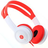 Moki ACC HPKR Volume Limited Kids Headphones - Red