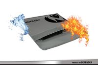 Defender Fireproof and Water Resistant Document Bag | Silicone Coated Fiberglass Non-Itchy | Velcro Closure to Keep Valuables Protected | Large 11"x15" Size for Legal Documents, Currency, Photos, Tabl