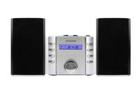 Sylvania SRCD804BT CD Microsystem with Radio and Bluetooth (Silver)