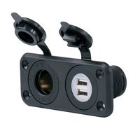 MARINCO 12VCOMBO Dual USB and Socket Port