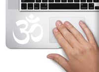 Ohm Symbol Decal Funny Laptop Skin Macbook Trackpad Keypad Sticker Window