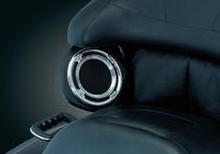 Kuryakyn 3792 Motorcycle Audio Accessory: Rear Speaker Accents for 1998-2013 Harley-Davidson Touring & Trike Motorcycles, Chrome, 1 Pair